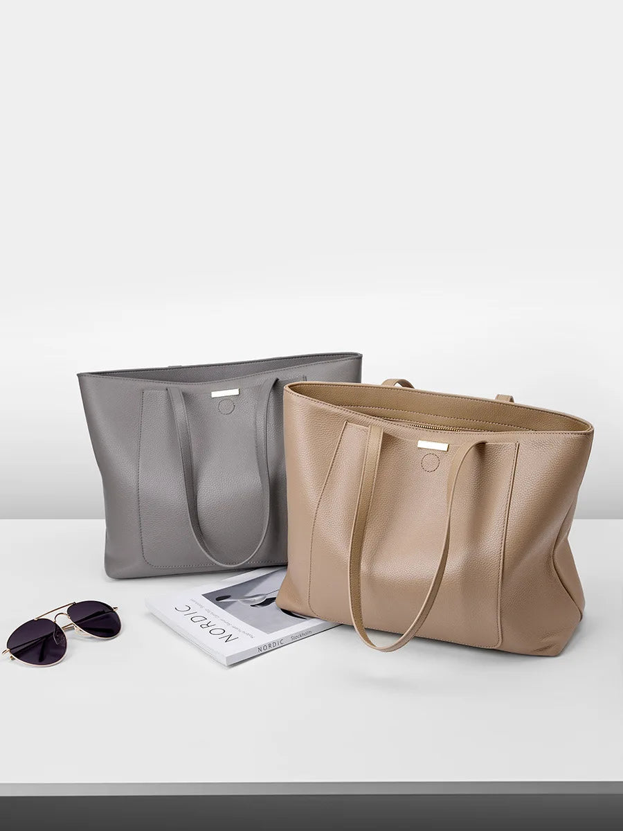 Sac à Main Porté Épaule Cuir Véritable - Klerba - Leather&Carry