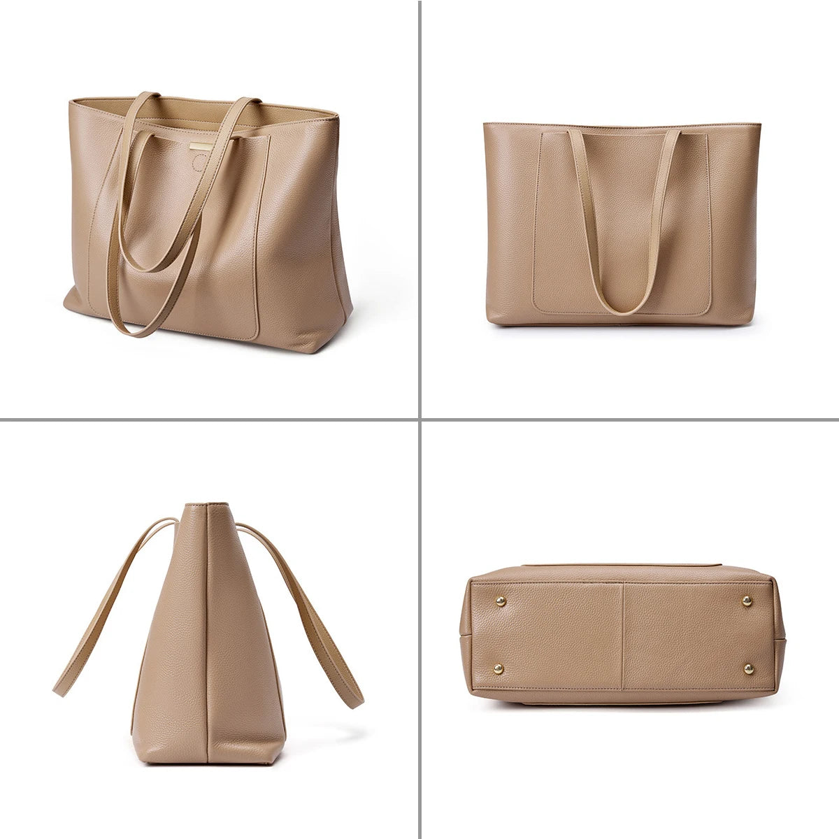 Sac à Main Porté Épaule Cuir Véritable - Klerba - Leather&Carry