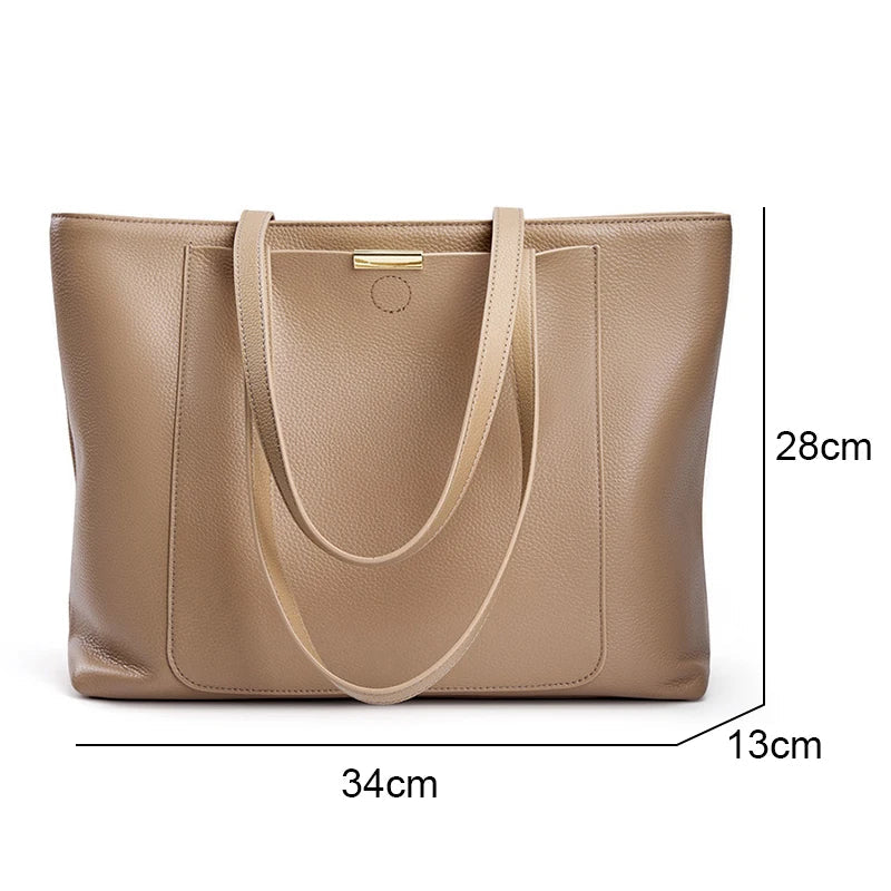 Sac à Main Porté Épaule Cuir Véritable - Klerba - Leather&Carry