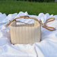 Petit Sac À Main Tressé En Paille - Livia - Leather&Carry