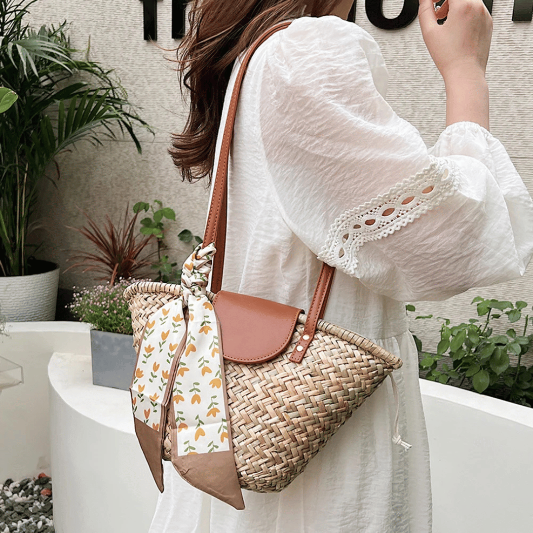 Grand Sac de Plage - Pearle - Leather&Carry