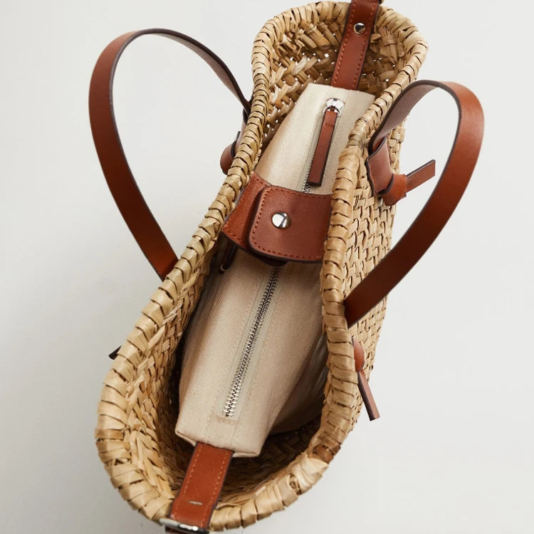 Grand Sac de Plage pour Femme - Gerline - Leather&Carry