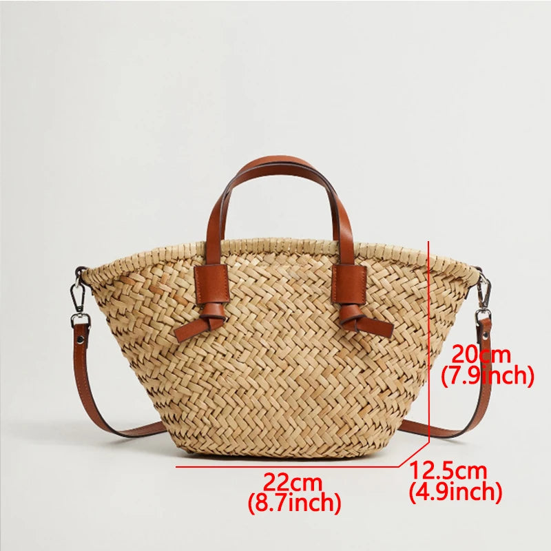 Grand Sac de Plage pour Femme - Gerline - Leather&Carry
