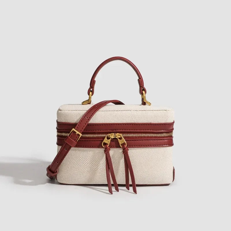 Mini Sac à Main Beige - Erneste - Leather&Carry