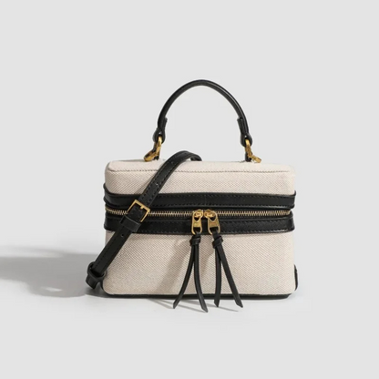 Mini Sac à Main Beige - Erneste - Leather&Carry