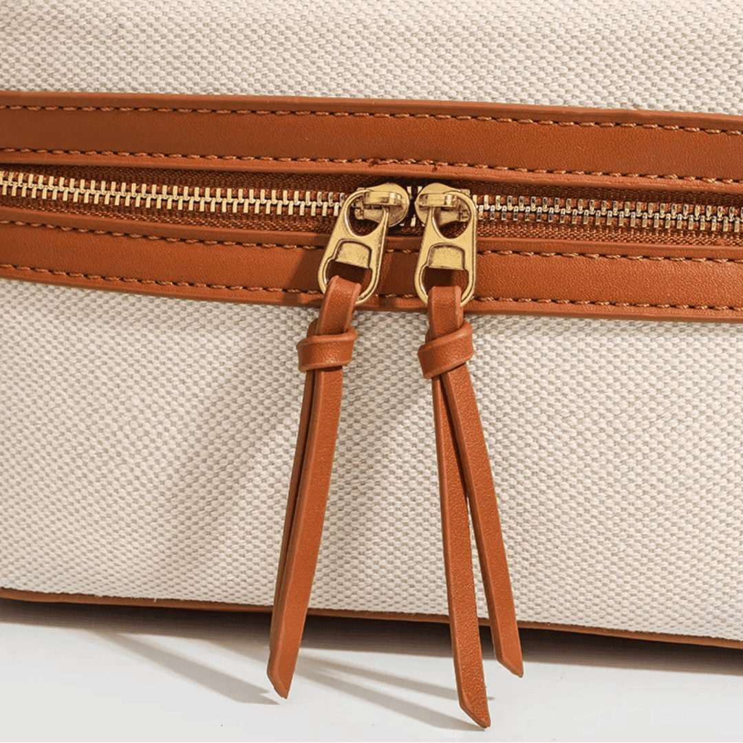 Mini Sac à Main Beige - Erneste - Leather&Carry