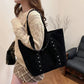 Sac De Cours En Faux Suédé - Karille - Leather&Carry