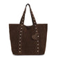 Sac De Cours En Faux Suédé - Karille - Leather&Carry