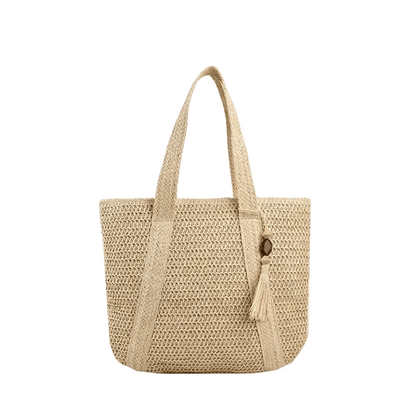 Sac de Plage Paille Chic - Marlie - Leather&Carry