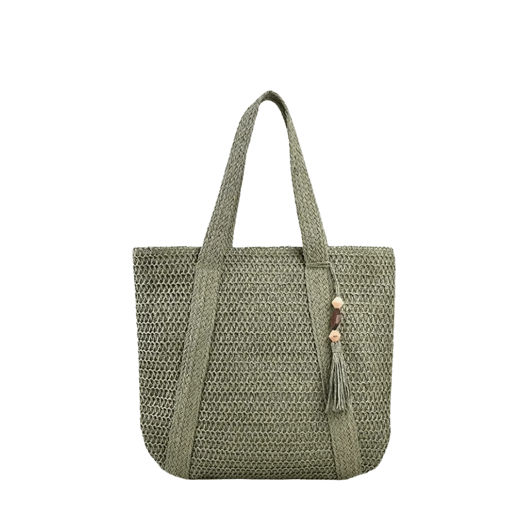 Sac de Plage Paille Chic - Marlie - Leather&Carry