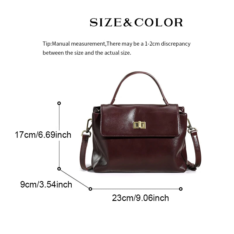 Sac à Main en Cuir de Veau - Herlat - Leather&Carry