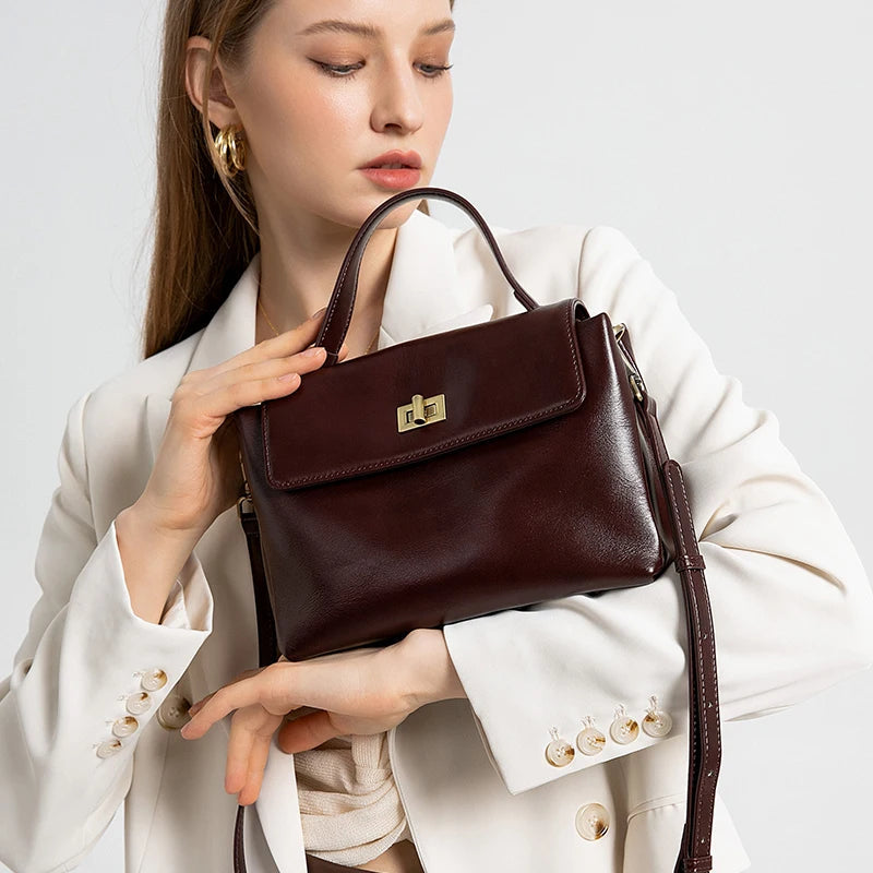 Sac à Main en Cuir de Veau - Herlat - Leather&Carry