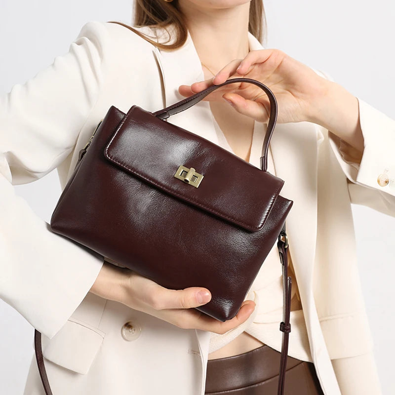 Sac à Main en Cuir de Veau - Herlat - Leather&Carry