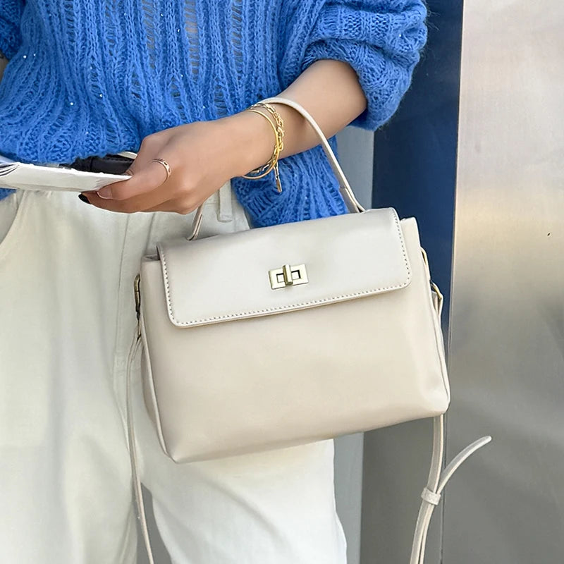 Sac à Main en Cuir de Veau - Herlat - Leather&Carry