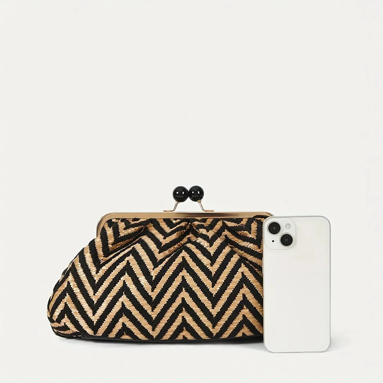 Paulette | Pochette rétro - Leather&Carry