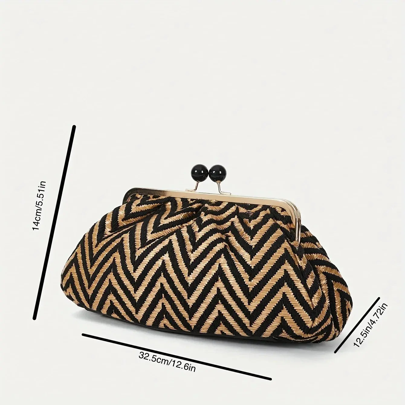 Paulette | Pochette rétro - Leather&Carry