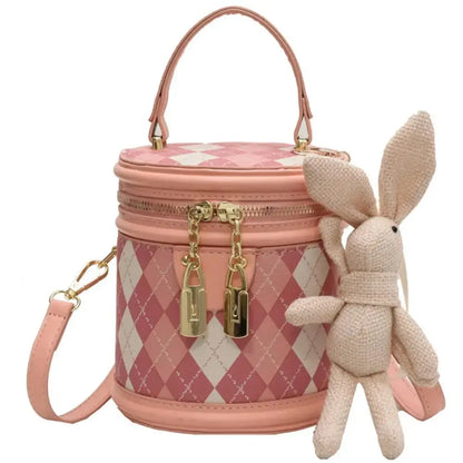 Petit Sac à Main Avec Peluche Lapin - Irène - Leather&Carry
