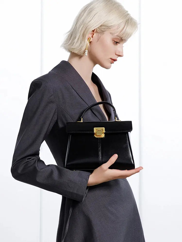 Sac À Main Bandoulière En Cuir Véritable - Falone - Leather&Carry