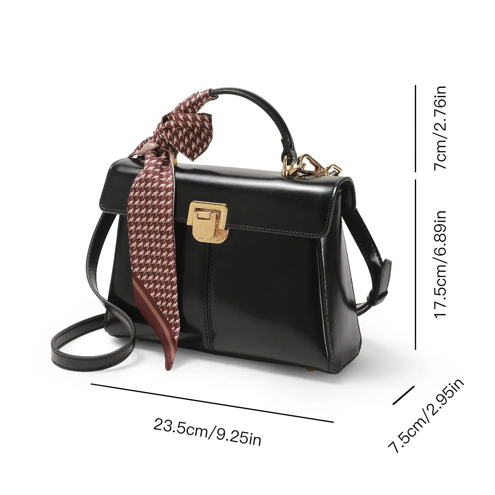 Sac À Main Bandoulière En Cuir Véritable - Falone - Leather&Carry