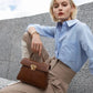 Sac À Main Bandoulière En Cuir Véritable - Falone - Leather&Carry