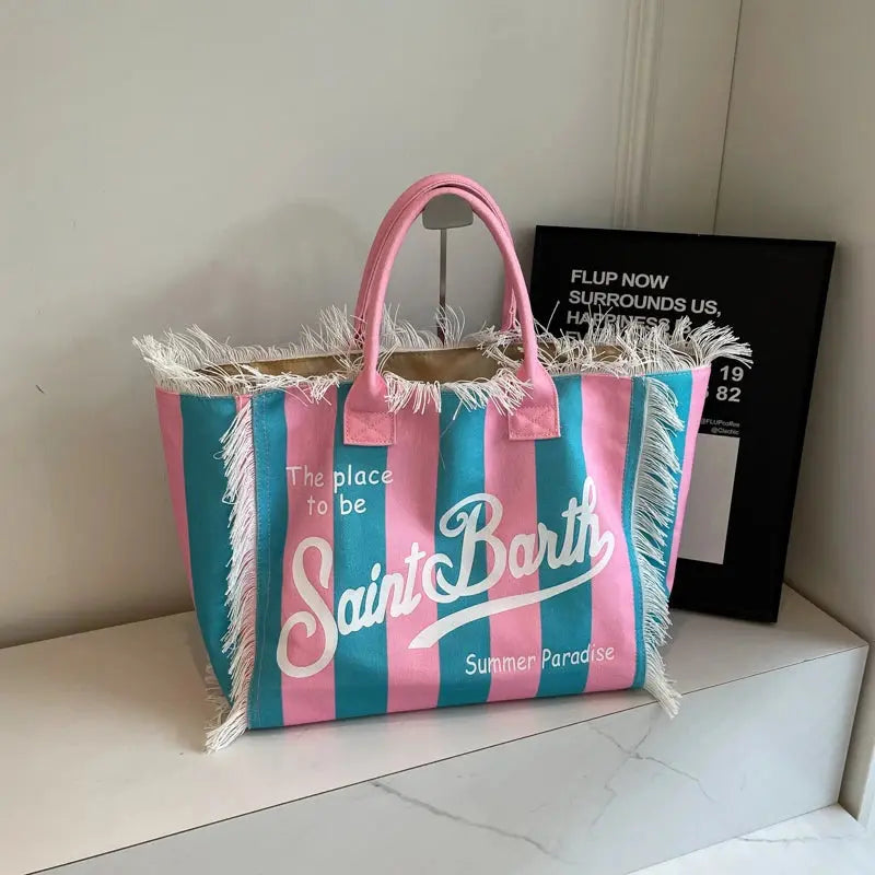 Sac à Main Cabas En Tissu Large - Ondine - Leather&Carry
