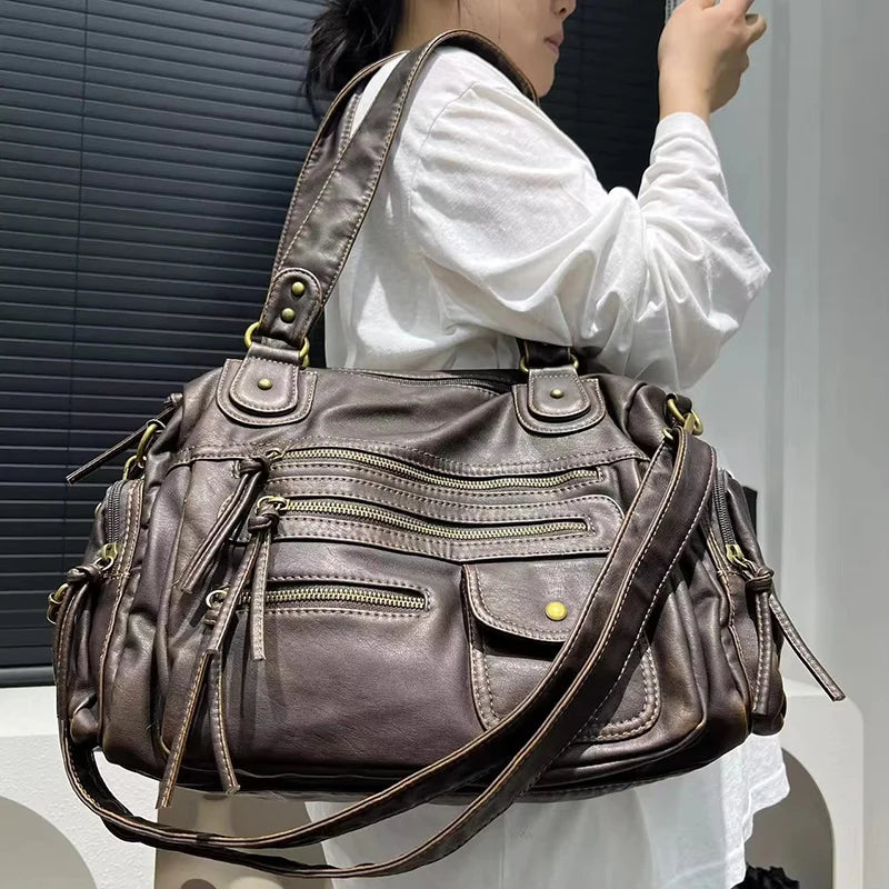 Grand Sac à Main de Cours - Gerlaine - Leather&Carry