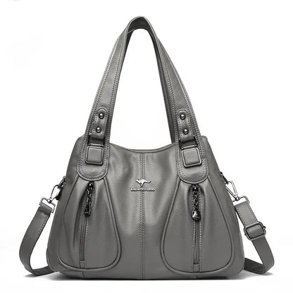 Sac À Main De Cours En Cuir de Veau - Sarine - Leather&Carry