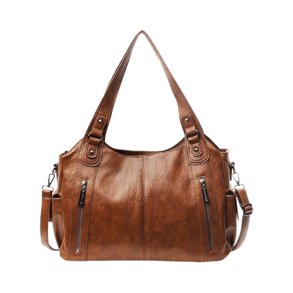Sac À Main De Cours Pratique - Iris - Leather&Carry
