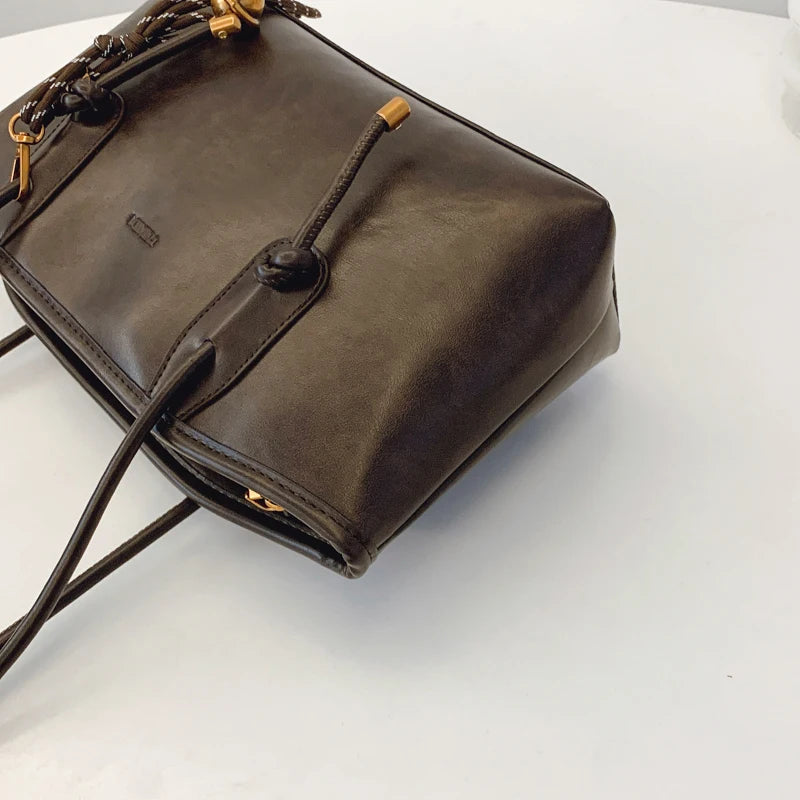 Sac à Main en Cuir Vieilli - Vaiola - Leather&Carry