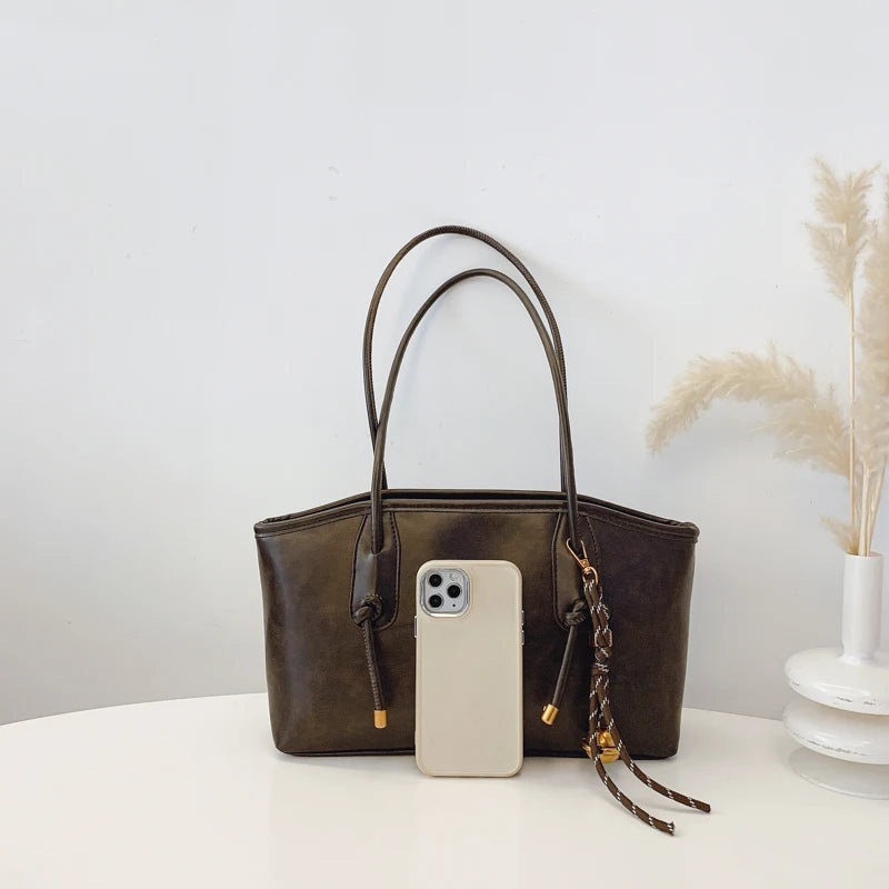 Sac à Main en Cuir Vieilli - Vaiola - Leather&Carry