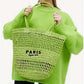 Sac de Plage en Paille - Garla - Leather&Carry