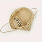 Sac de Plage en Paille - Garla - Leather&Carry