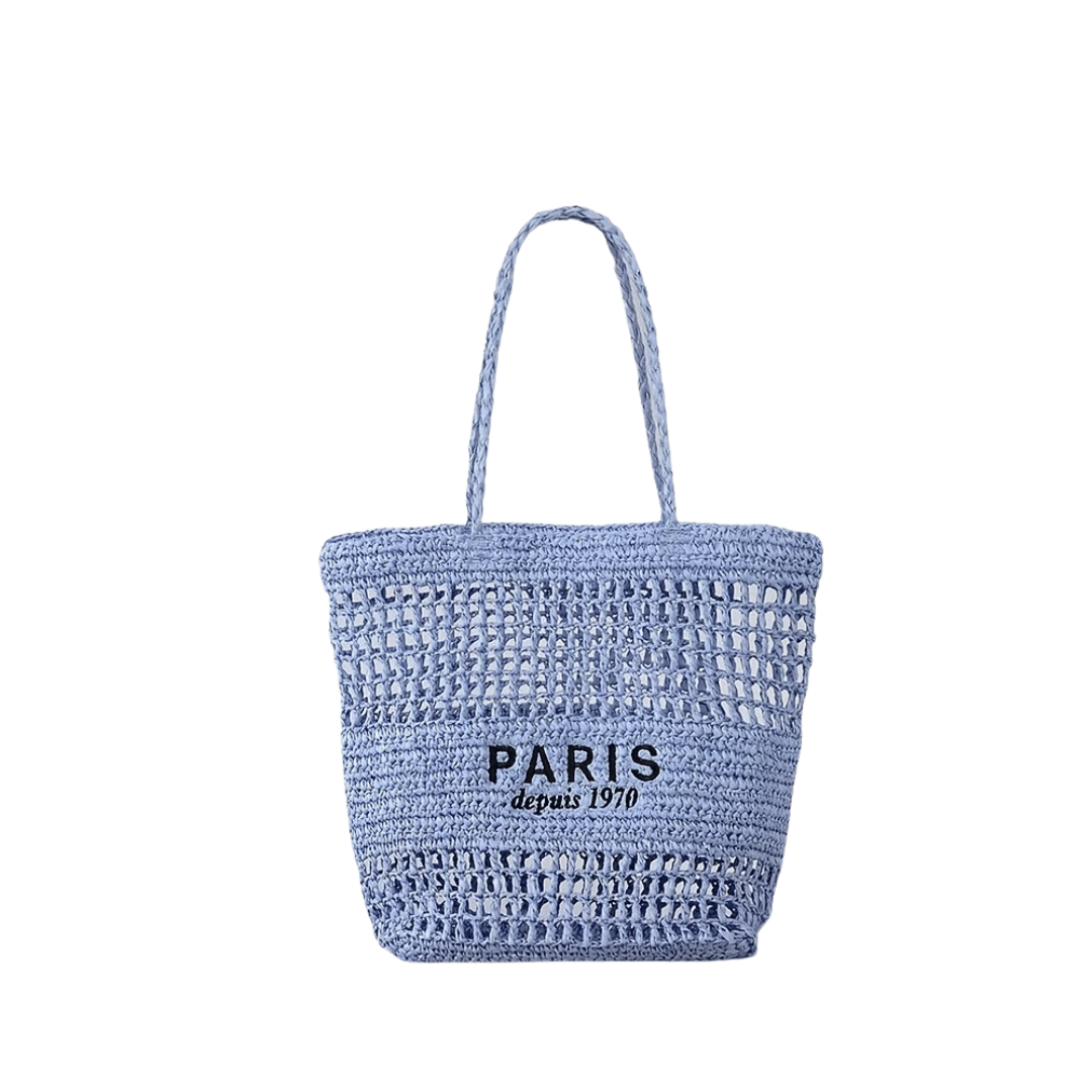 Sac de Plage en Paille - Garla - Leather&Carry