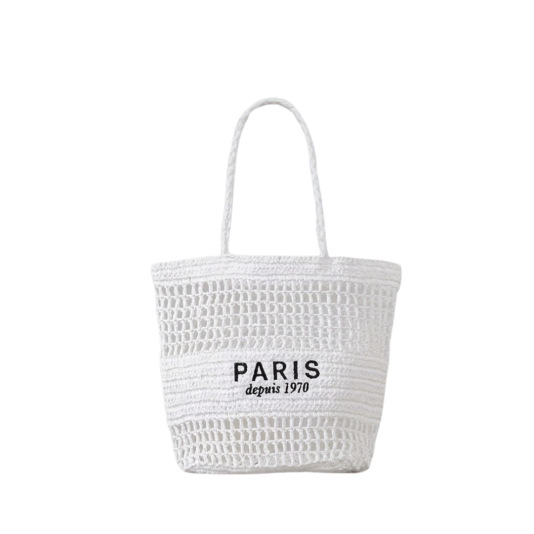 Sac de Plage en Paille - Garla - Leather&Carry