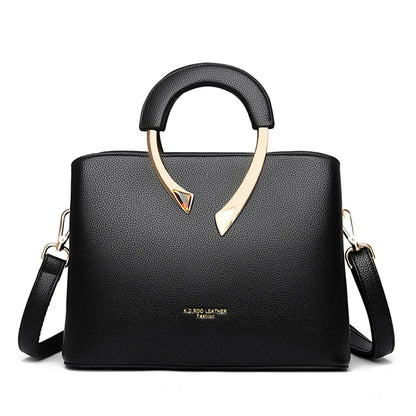 Sac à Main En Cuir Grainé - Clarisse - Leather&Carry