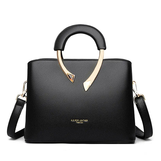 Sac à Main En Cuir Grainé - Clarisse - Leather&Carry