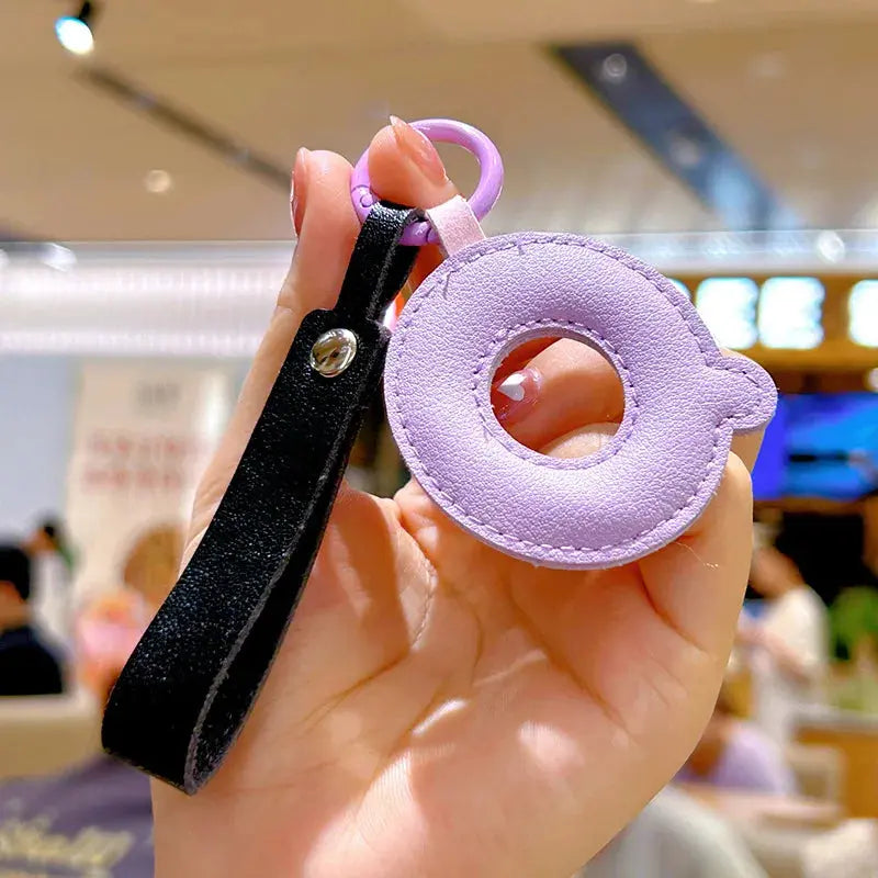 Porte-clés avec initiales de A à Z-Leather&amp;Carry