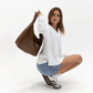 Sac à Main Tendance Marron - Cléophée - Leather&Carry