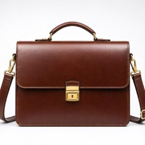 Leather Laptop Messenger Bag