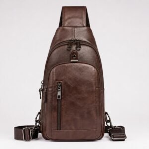 Brown Leather Sling Bag
