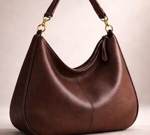 Handcrafted Genuine Leather Hobo Bag Women's Everyday Shoulder Purse