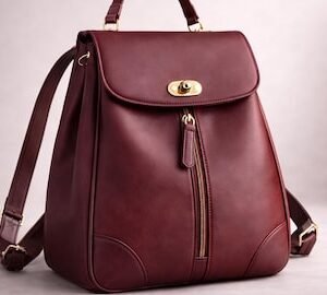 Handmade Real Leather Backpack for Women, Elegant Everyday Bag, Gift for Easter