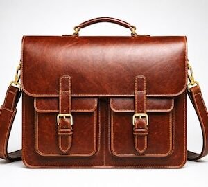 Genuine Leather Laptop Bag for Men | Vintage Briefcase Office Messenger Bag