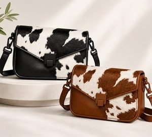 Handmade Genuine Cowhide Leather Crossbody Bag | Minimalist Leather Purse